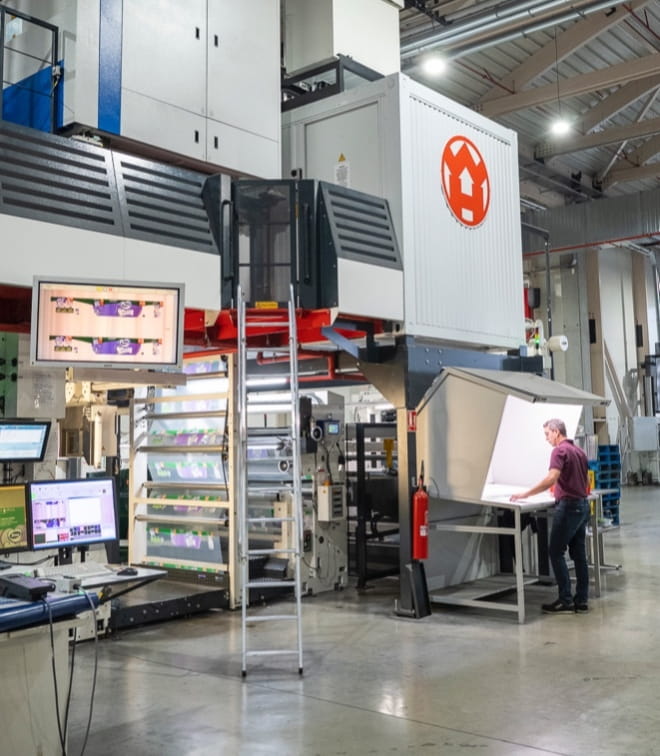 Ligne d'impression flexographique